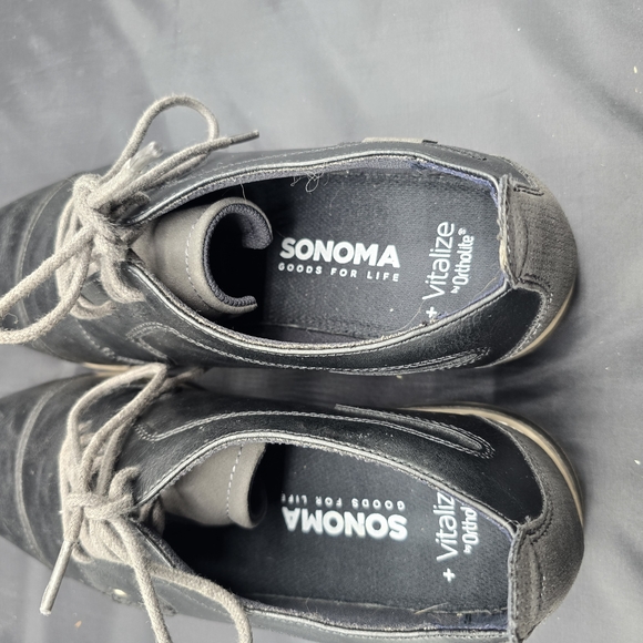 Sonoma Black Oxfords with Classic Leather Design - Picture 8 of 8